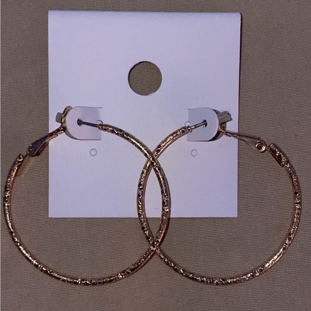 Gold Hoop Earrings
